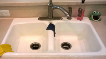 How To Clean A White Corian Kitchen Sink How To Clean Stuff Net