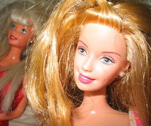 barbie doll hair colour
