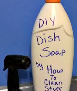 How to clean Kitchenware: DIY Natural Dish Soap