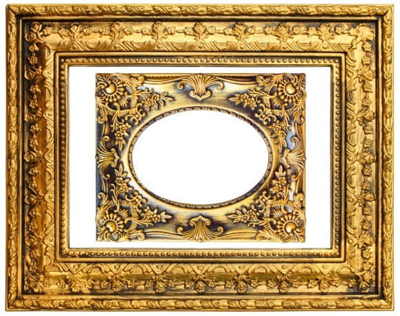 How To Clean Gold Leaf, How To Remove Paint From Gilded Mirror Frame