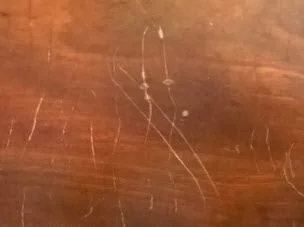 scratched-wood